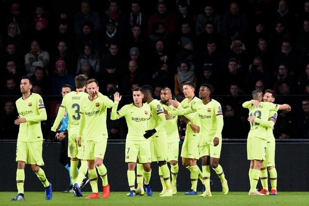 巴塞罗那不敌强敌，出线悬念重重