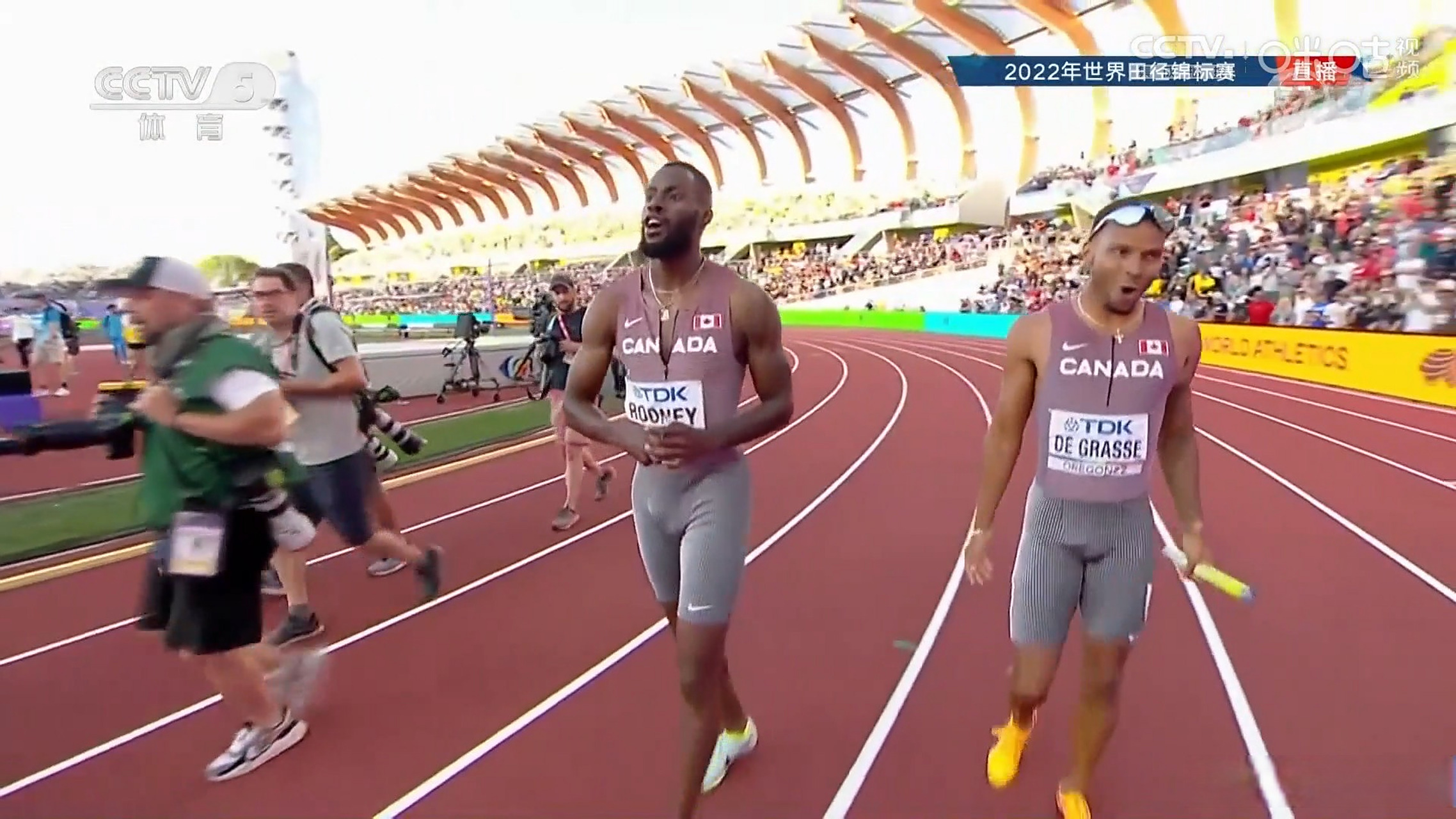 加拿大男子田径队刷新记录,实力惊人 加拿大男子田径队刷新记录,实力惊人